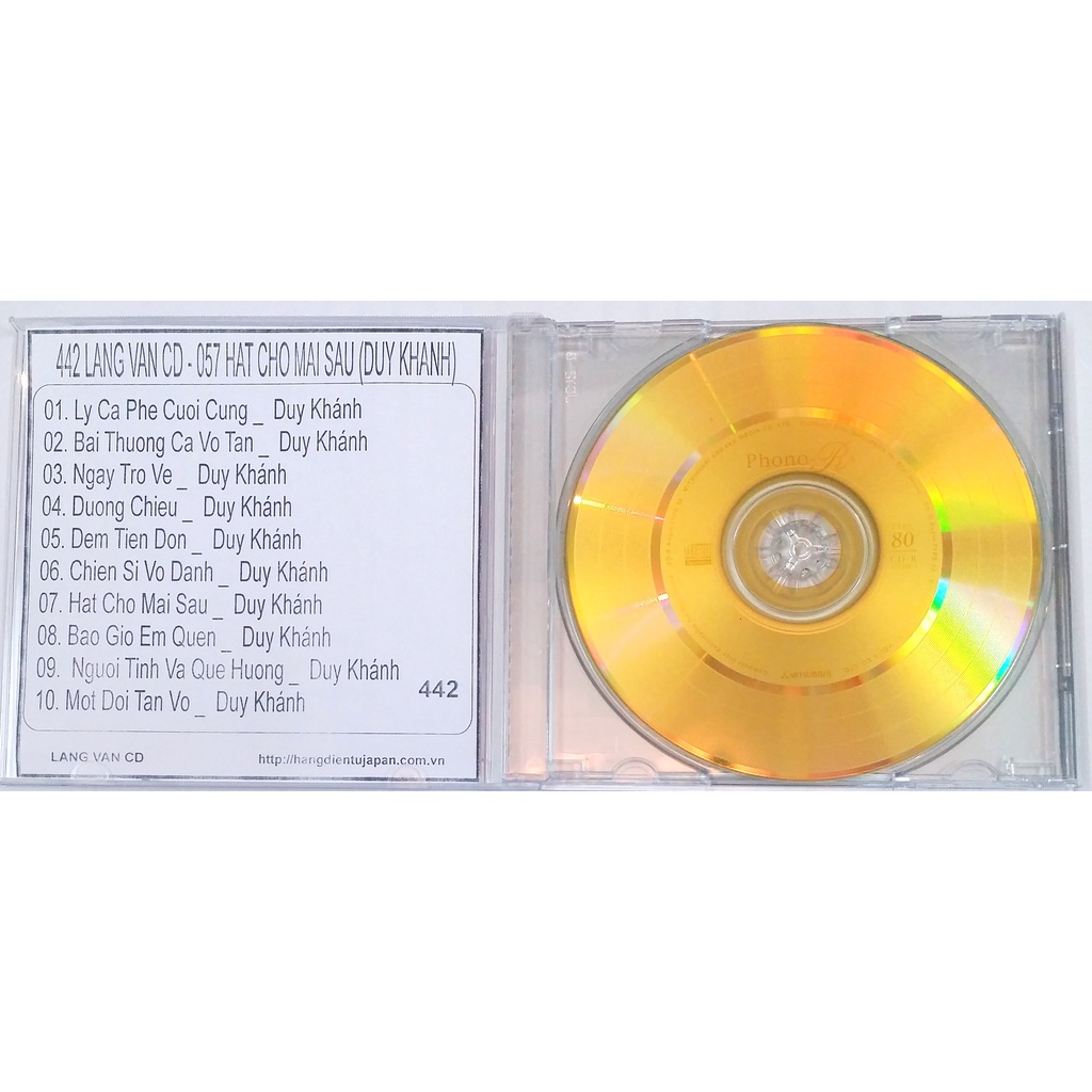 Bộ 5 CD ca sĩ Duy Khánh ( 442 - 474 )