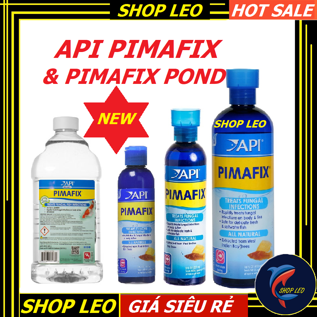 API PIMAFIX VÀ PIMAFIX POND - Đặc Tr.ị Nhiễm Nấm Ở Cá Cảnh (Hàng Công Ty) - tr.ị nấm cá cảnh - phụ kiện thủy sinh - shopleo