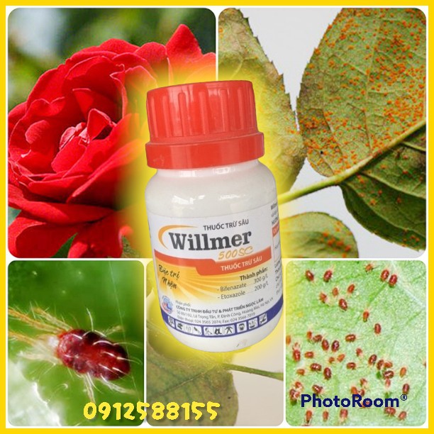Đặc trừ nhện Willmer 500SC cho cây trồng .