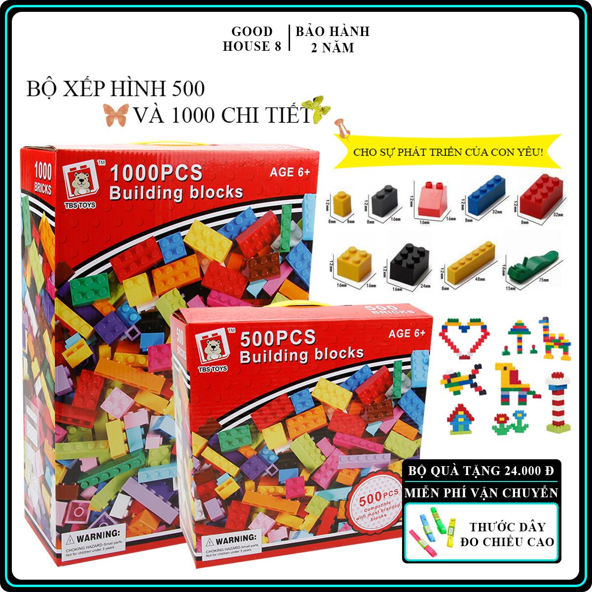 Lego xếp hình lắp ghép phát triển trí tuệ loại 500 chi tiết và 1000 chi tiết. Đồ chơi xếp hình kích thích trí tuệ cho bé