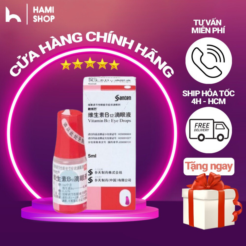 Dung dịch nước nhỏ mắt sancoba nhật bản chống cận thị 5ml - tách lẻ