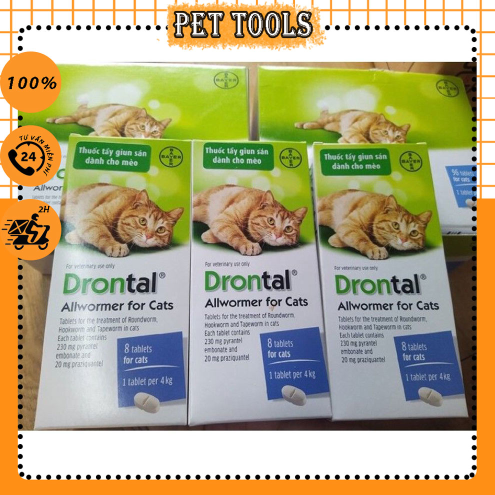 Chống giun cho mèo hàng Đức DronTal