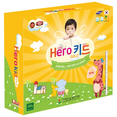 Siro ăn ngon cho bé Hero Kid Gold - Nhập khẩu từ Hàn Quốc - Herokid