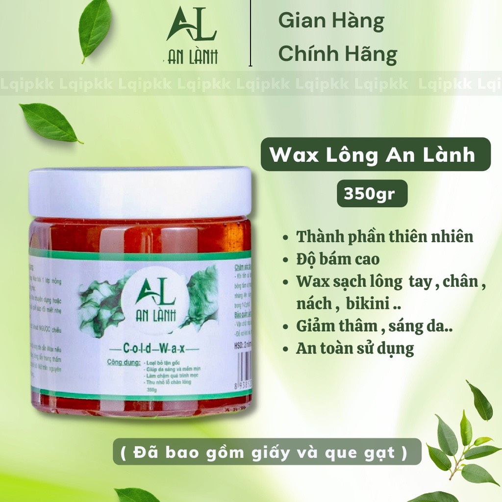 Wax lông an lành cold wax - tặng que wax và giấy