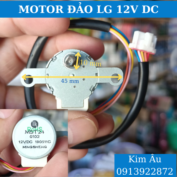 Motor đảo dùng cho máy lạnh lg -quạt đảo dùng cho máy lạnh lg