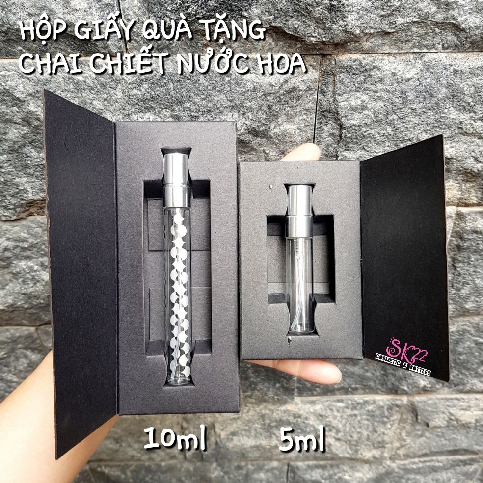 🔖HỘP GIẤY QUÀ TẶNG CHAI CHIẾT NƯỚC HOA - BI LĂN 5ml🔖