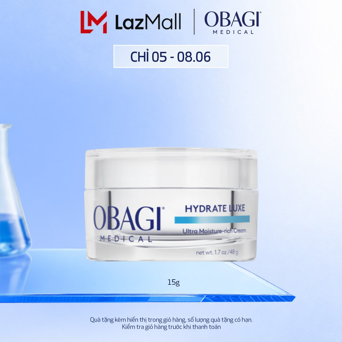 Kem Dưỡng Ẩm Giàu Dưỡng Chất Và Phục Hồi Chuyên Sâu Obagi Hydrate Luxe Moisture-Rich Cream