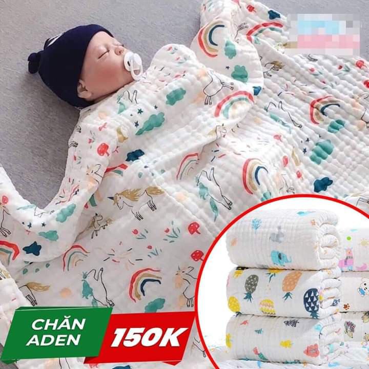[1m2*1m2] Chăn Aden 6 Lớp Cao Cấp Hàng Đẹp