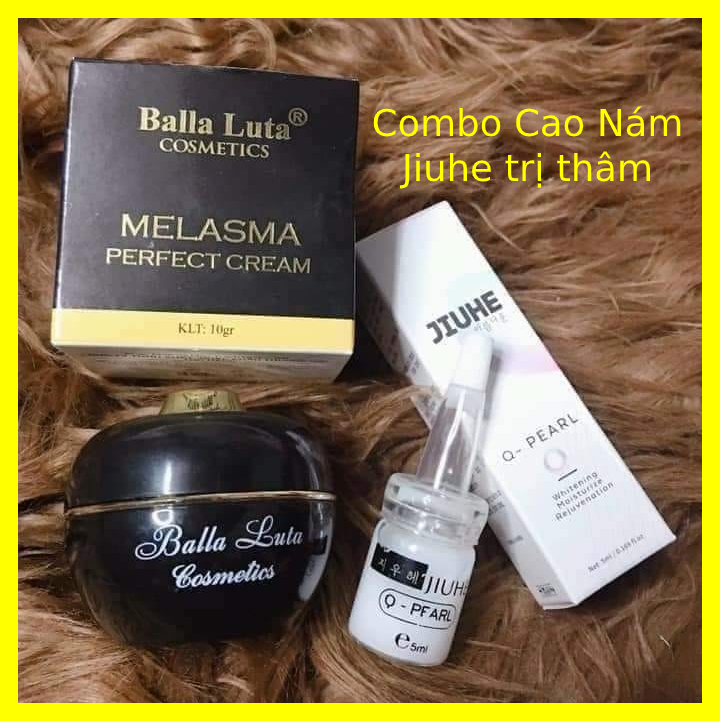 kem cao nám Balla Luta Thu Hằng+ serum Jiuhe thanh tô chính hãng