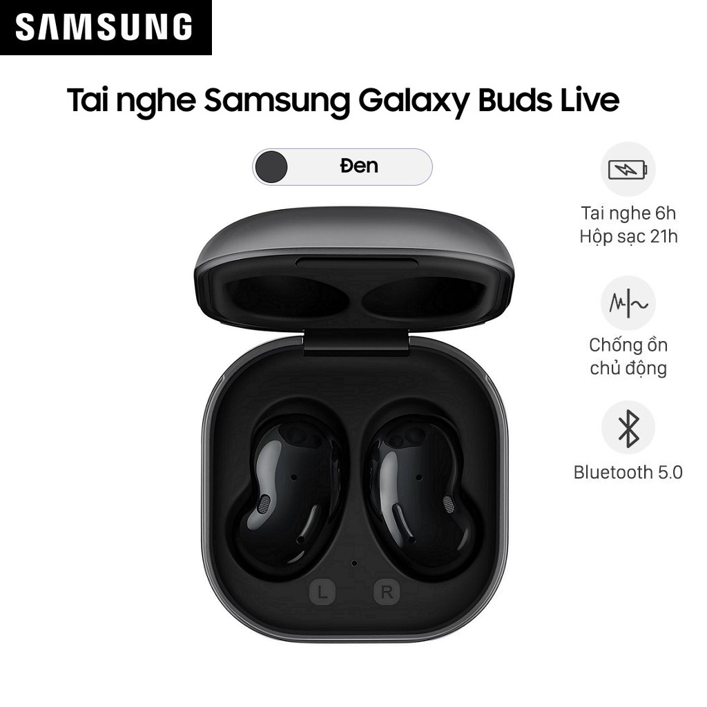 Tai nghe Samsung Galaxy Buds Live R180 - Hàng Chính Hãng