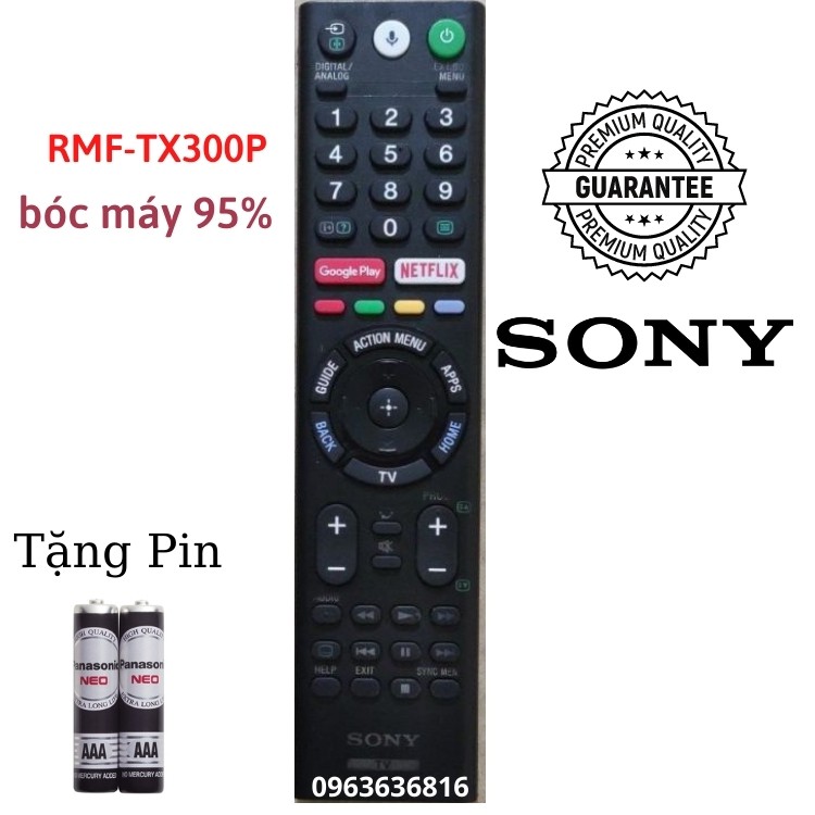 Điều Khiển Tivi SONY Giọng Nói RMF-TX300P( BÓC MÁY 95%)