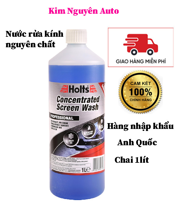 Nước rửa kính nguyên chất - Holts nhập khẩu Châu Âu loại 1Lít