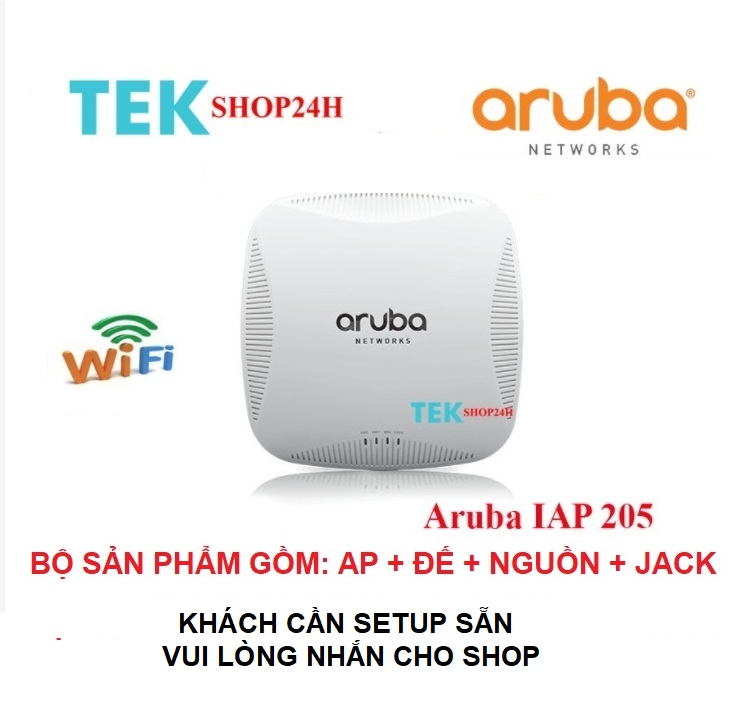 Bộ phát Wifi Thiết bị phát Wifi Aruba 205 Hàng qua sử dụng BH 6 tháng