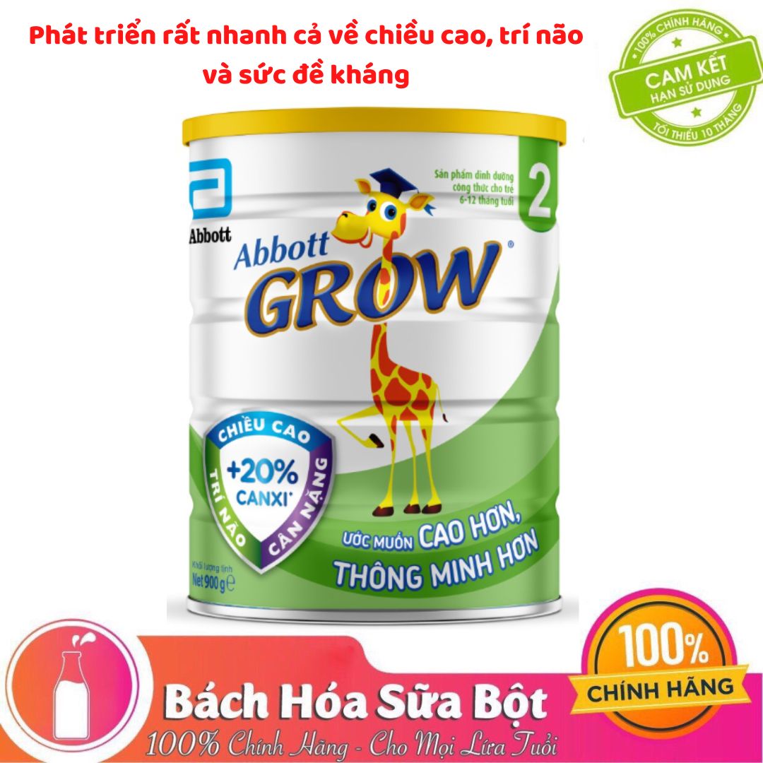 Sữa bột abbott grow 2 900g