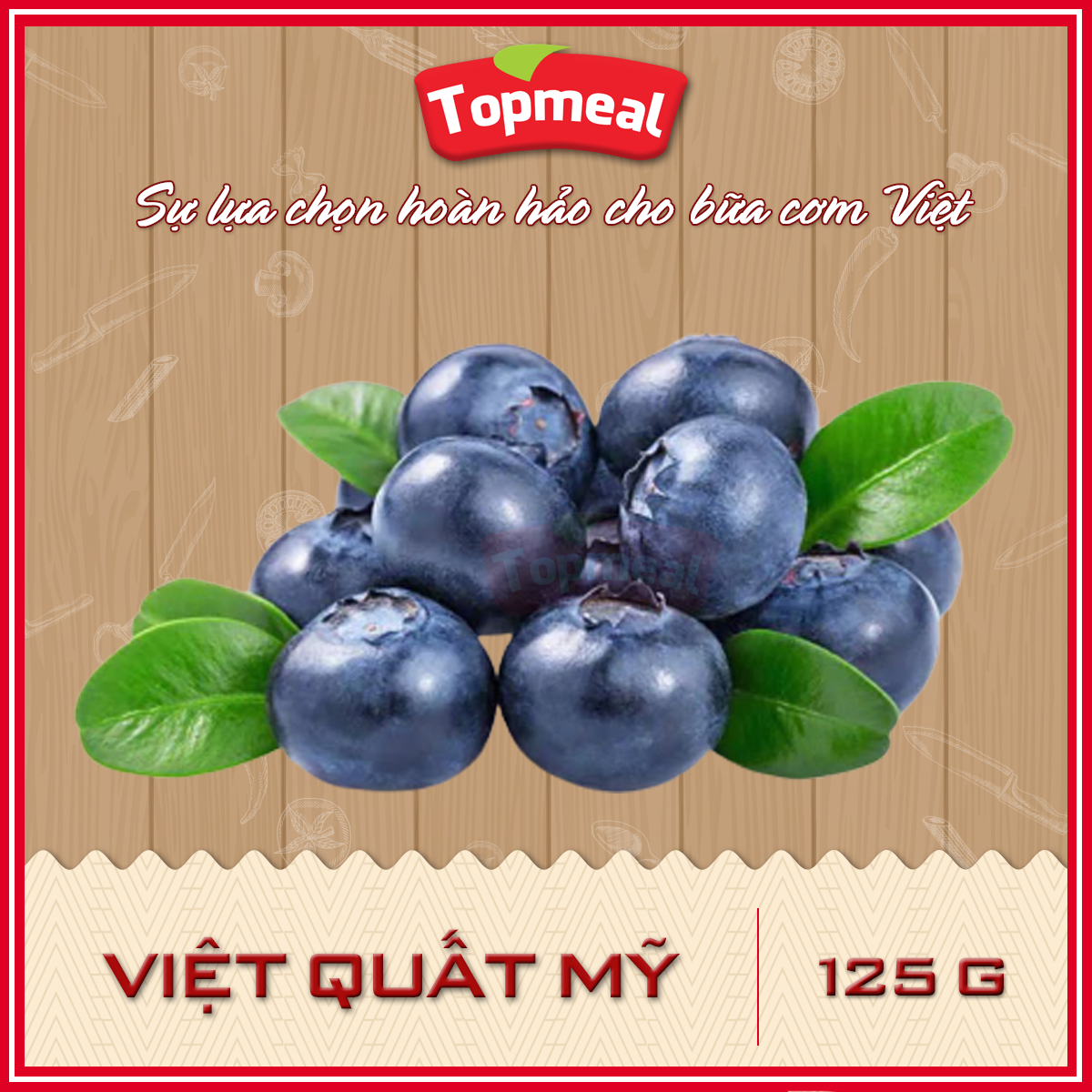HCM - Việt Quất Mỹ (125g) - [Giao nhanh TPHCM]