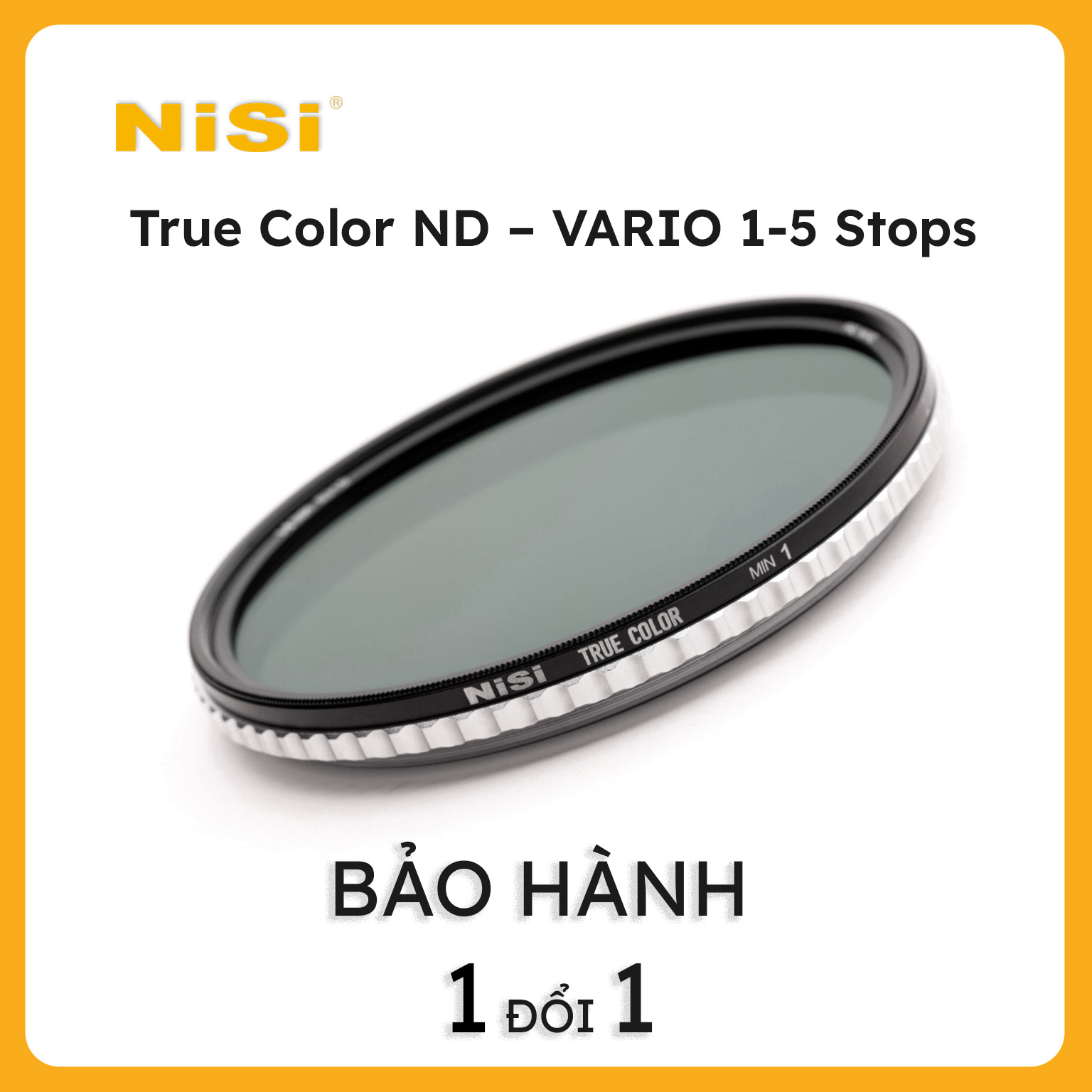 Kính lọc máy ảnh NiSi 82mm True Color ND-VARIO Pro Nano 1-5stops - Kính lọc cắt/giảm sáng cho ống kính máy ảnh