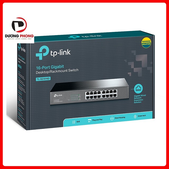 Bộ chia mạng switch tp-link sg-1016d 16 port 1gigabit - bh24 tháng