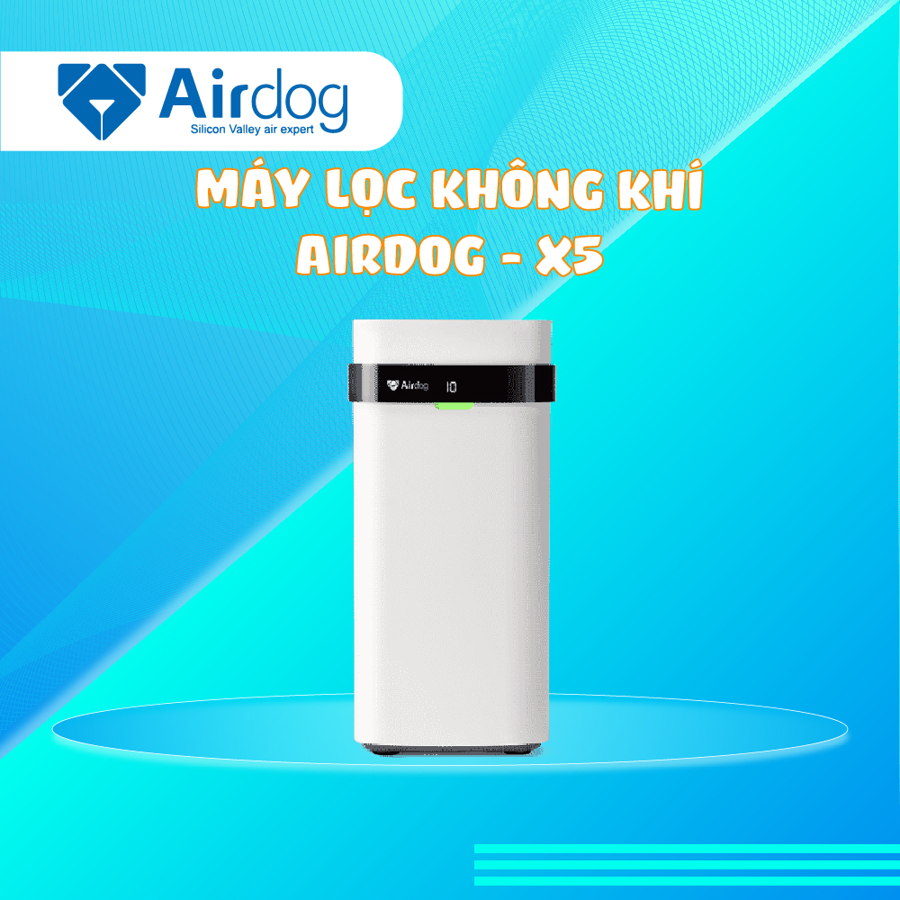 Máy lọc không khí gia đình cao cấp airdog x5 - chính hãng mỹ - bảo hành 12 tháng
