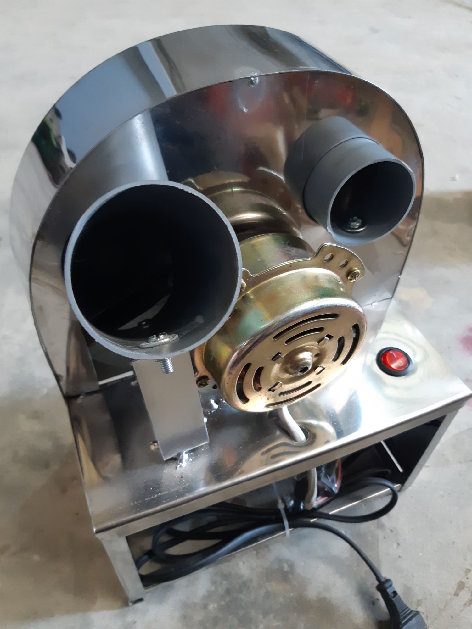 MÁY BÀO THÁI HÀNH MÔ TƠ INOX