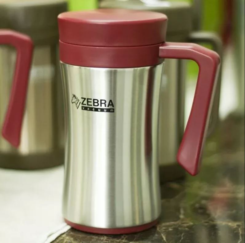 Ca giữ nhiệt zebra thái lan 450ml 112972, inox 304