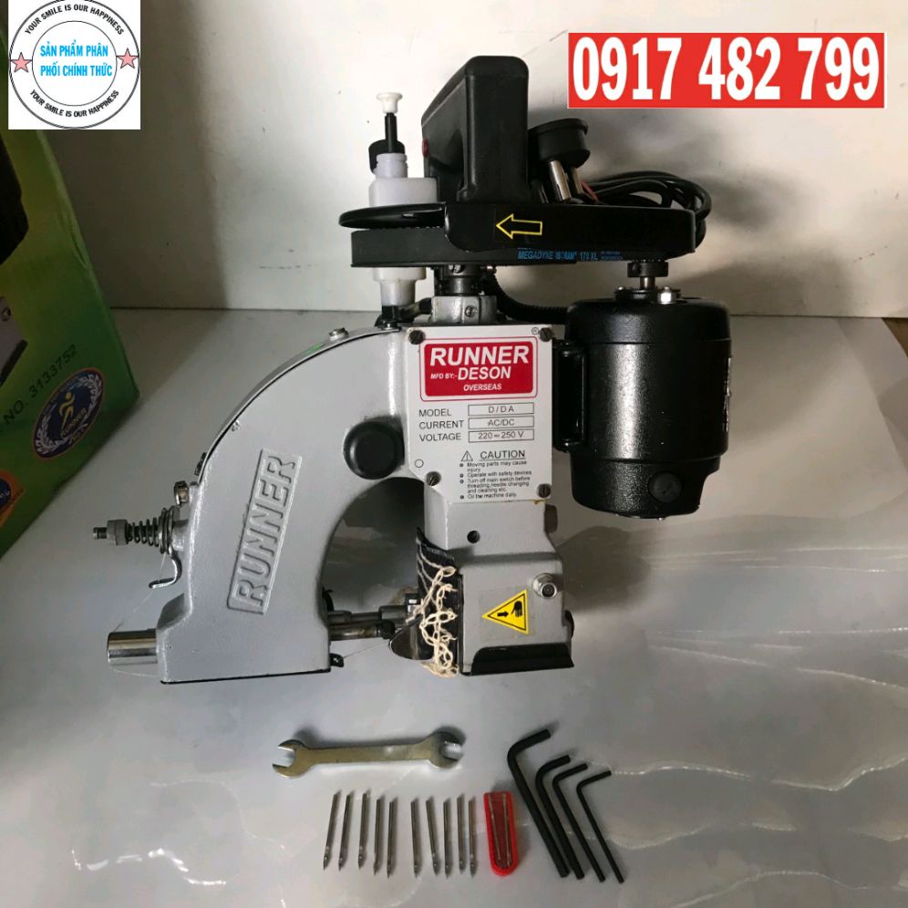 Máy may bao bì cầm tay mini runner deson nhập khẩu ấn độ