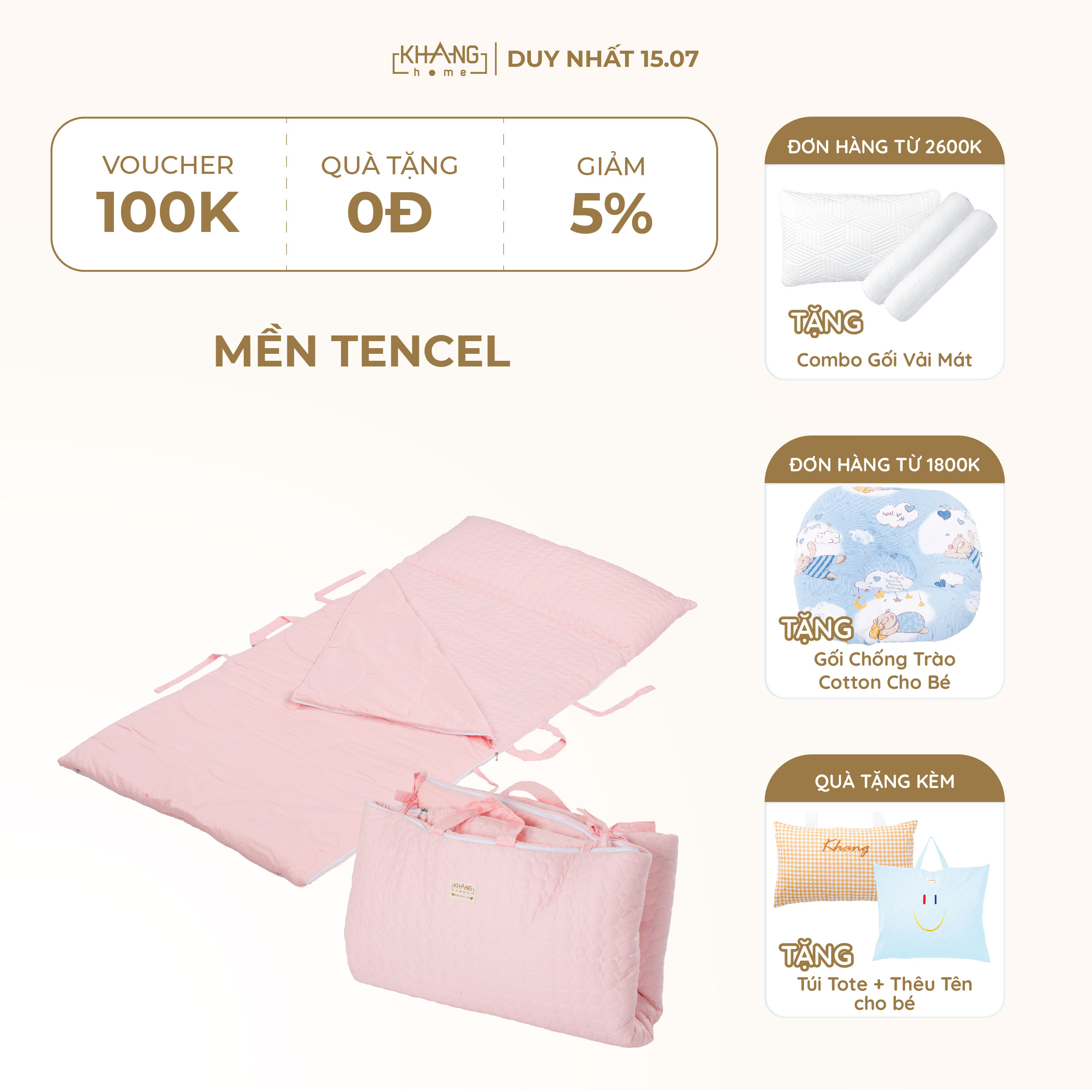 Túi nệm kèm mền gối cho bé đi học 70x120cm - chất liệu vải mềm mịn, ấm áp