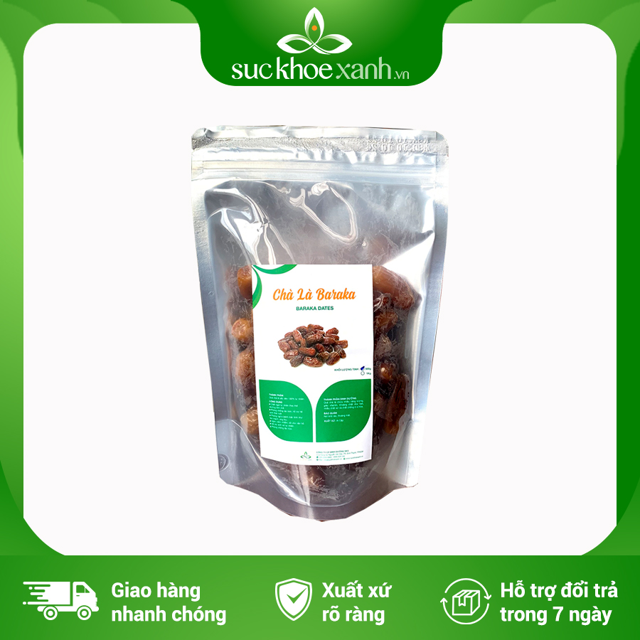Chà là sấy dẻo Baraka Ai Cập - Túi 500g - Hàng chính hãng