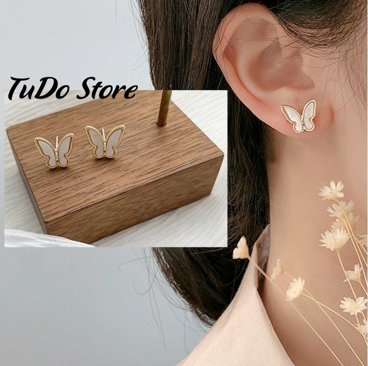 Khuyên tai, bông tai nữ Hàn quốc hình bướm phong cách thời thượng HT13
