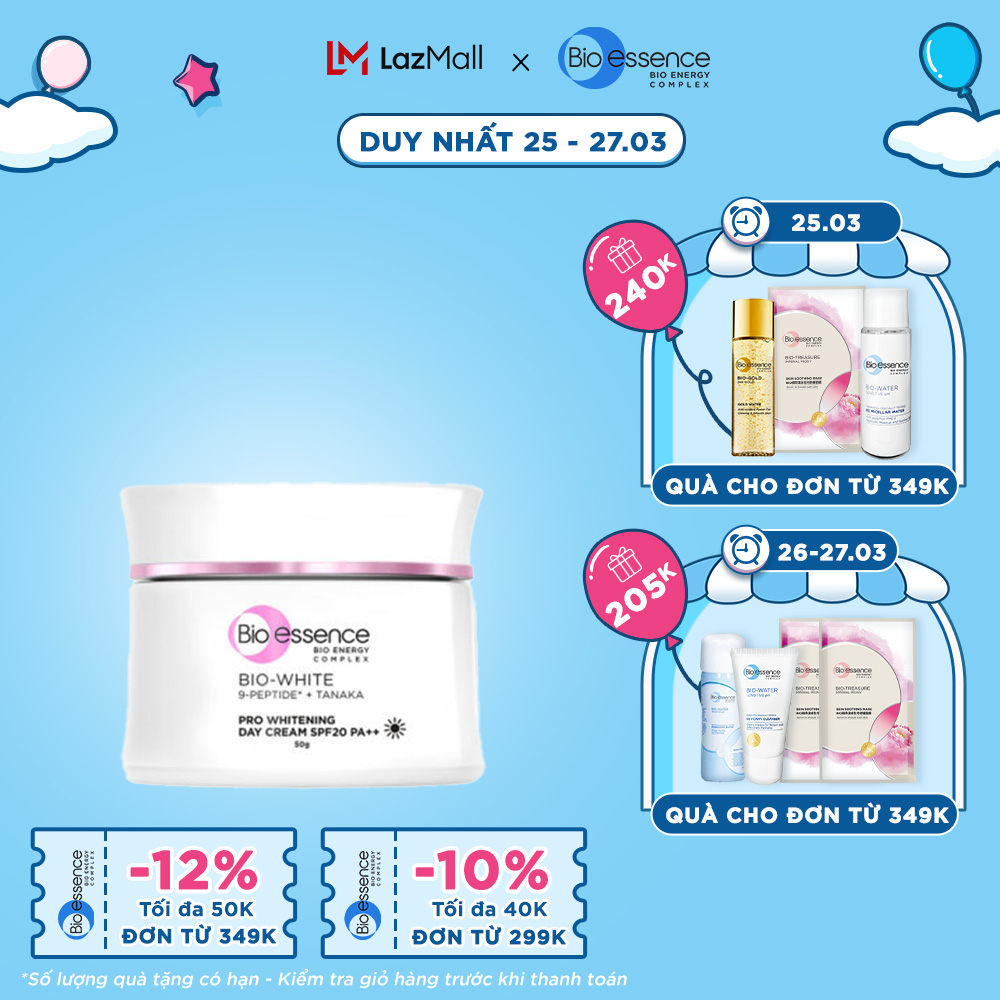 Kem Dưỡng Trắng Sáng Da Ban Ngày Bio-White Pro SPF20 PA++ 50g