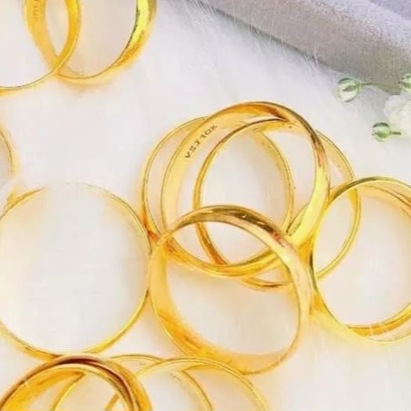 Nhẫn Kim Tiền. Nhẫn vàng cưới .Nhẫn vàng non 24k mạ vàng thật cao cấp .Trang sức thời trang/shopyon