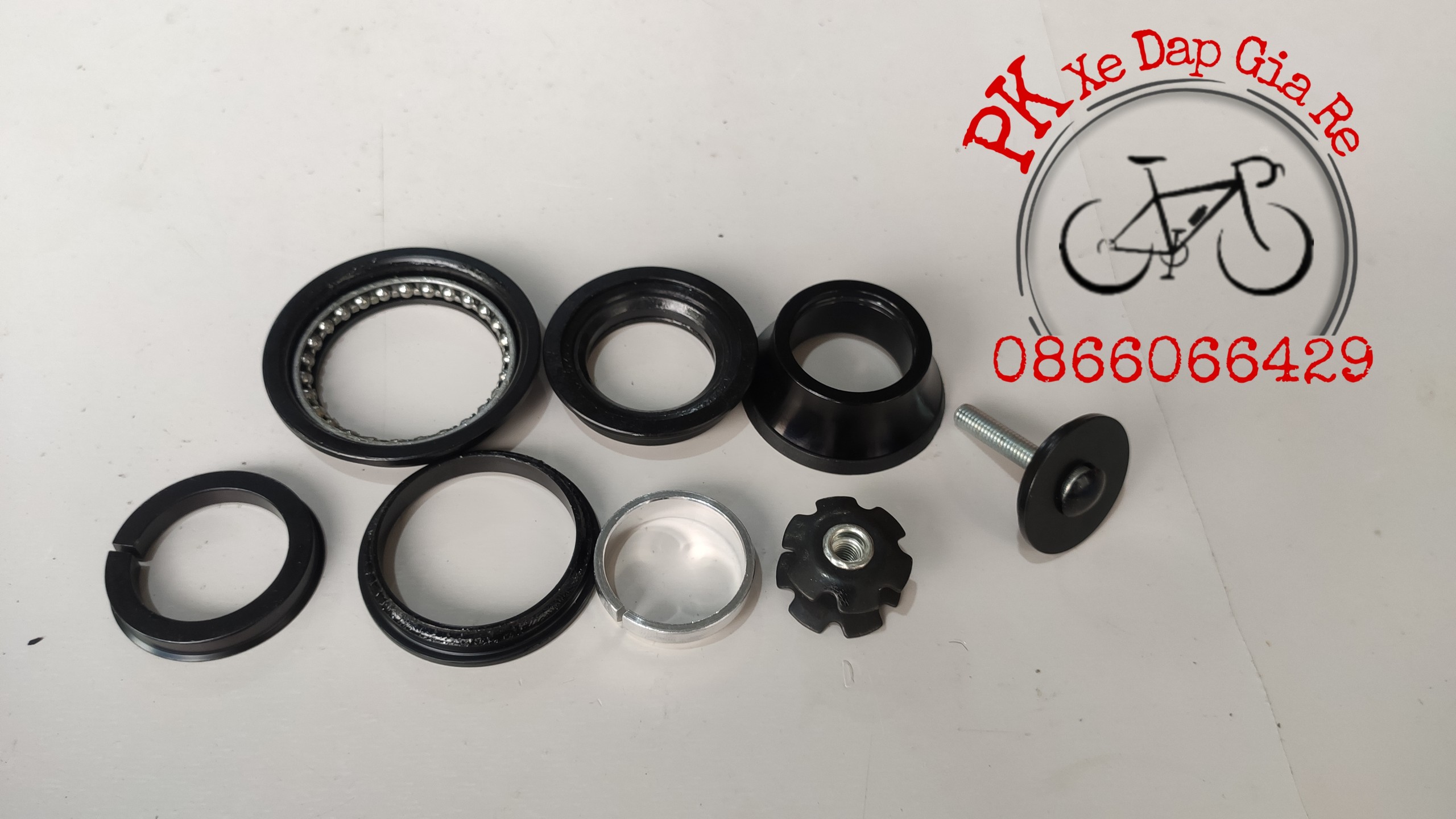 Bộ chén cổ xe đạp mtb 44-55mm, chén cổ xe đạp địa hình 44-55mm