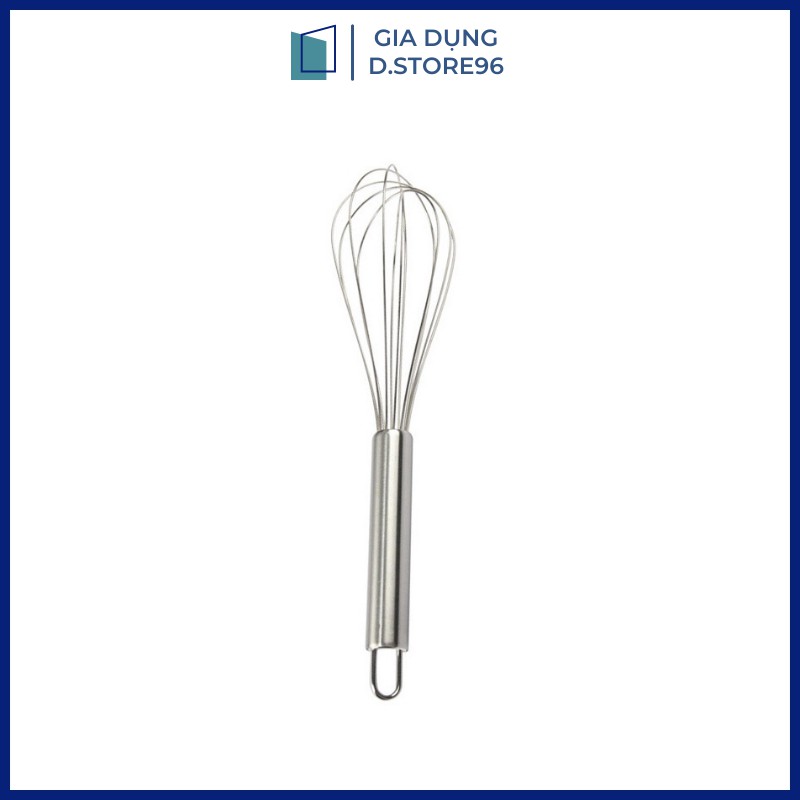 Cây Đánh Trứng Inox Cầm Tay Mini, Phới Đánh Trứng Bằng Thép Không Gỉ 21cm