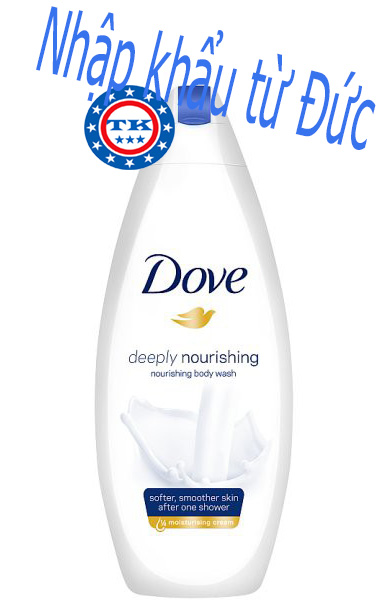 Sữa tắm dưỡng thể cao cấp Dove Deeply nourishing 500ml - Đức
