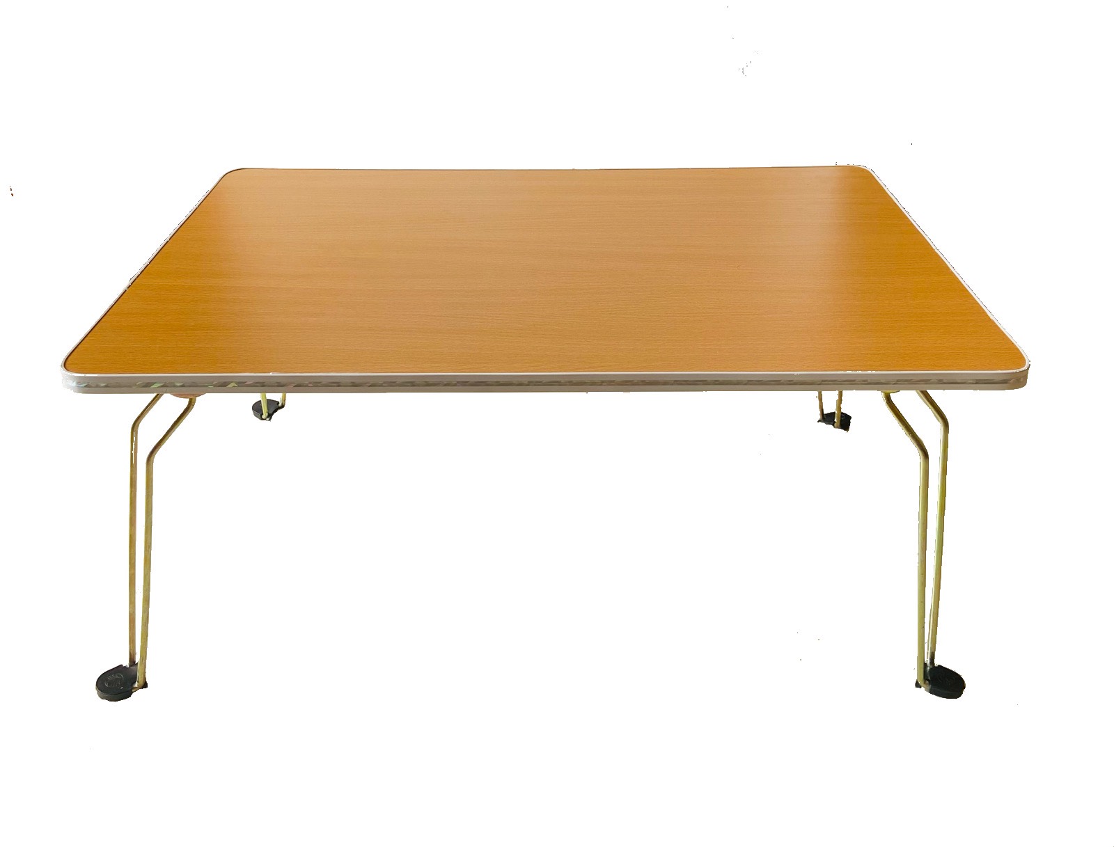 bàn học sinh vân gỗ chân sắt gấp gọn, có nút cao su chống trượt