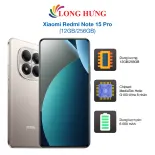 Điện thoại Xiaomi Redmi Note 15 Pro (12GB/256GB) - Hàng chính hãng - 6.77" AMOLED Full HD+, 	MediaTek Helio G200-Ultra 8 nhân, 6500 mAh