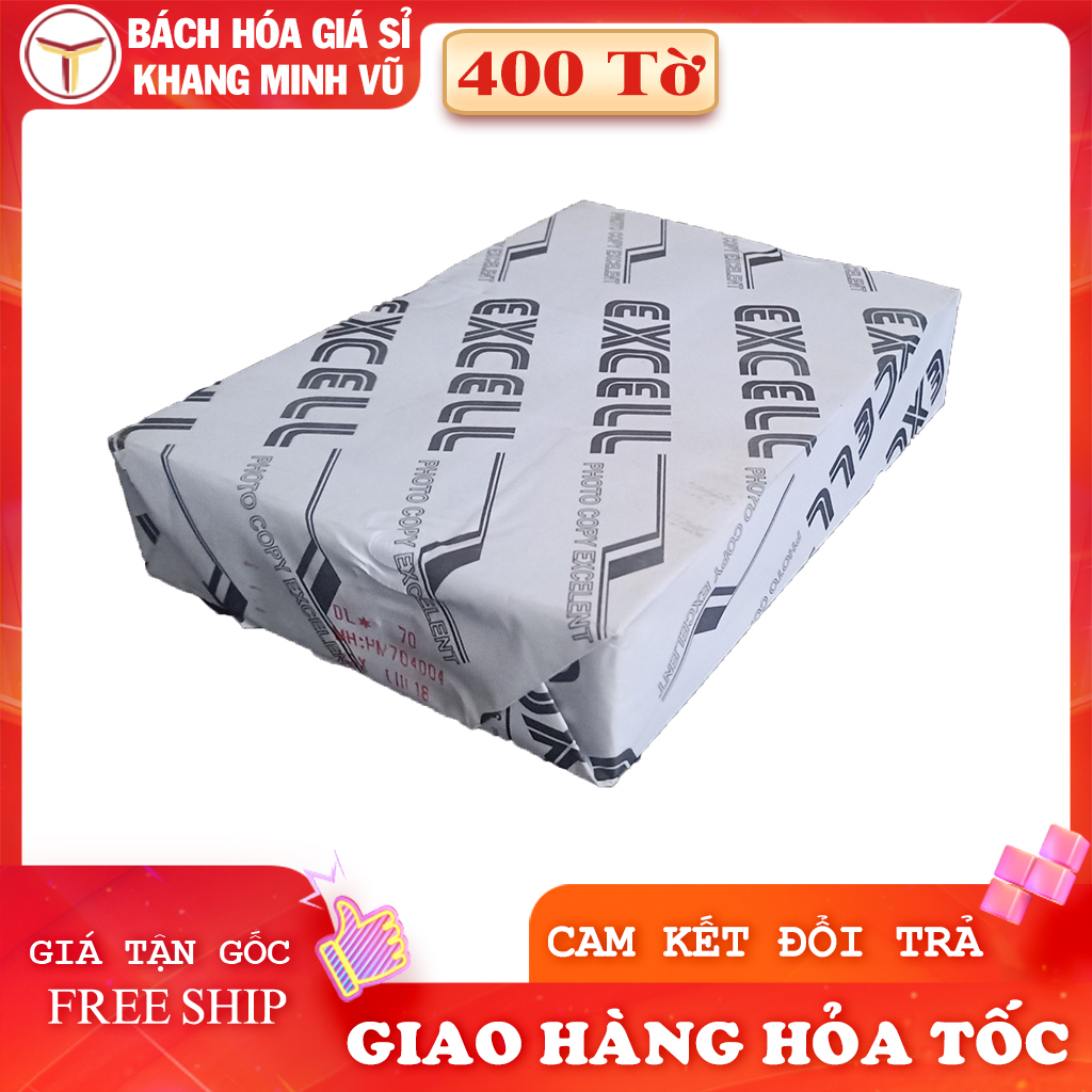 Giấy a5 excel 70gsm xấp 400 tờ nhập khẩu thái lan