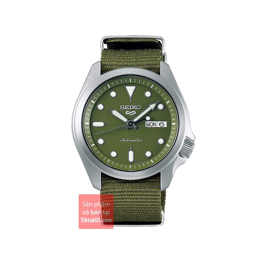   HCM SRPE65K1 - Đồng hồ nam Seiko 5 Sport 2020 dây NATO size 39mm máy cơ Automatic 24 chân kính trữ cót 40 tiếng bảo hành 12 tháng 