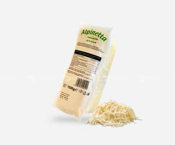 Phô mai Alpinetta mozzarella Đức khối 1,5kg - phô mai cheese kéo sợi chảy mềm