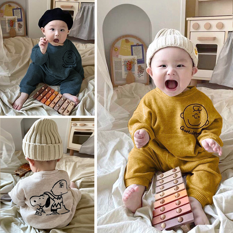 Đồ bộ bé trai và đồ bộ bé gái quần áo dài tay cho bé siêu dễ thương  K.WOO - QATE791
