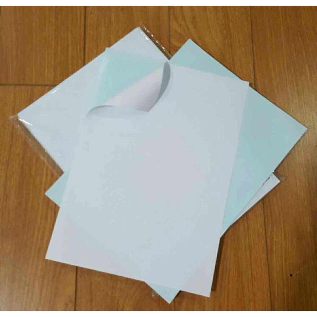 Giấy Decal A4 đế xanh