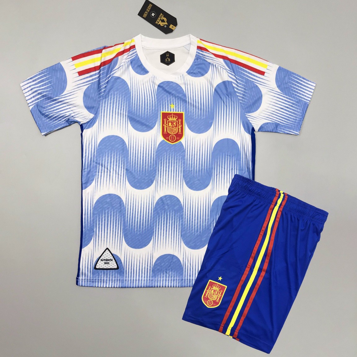 Áo Bóng Đá Đội Tuyển TÂY BAN NHA- VẢI Thun Thái- Hàng cao cấp