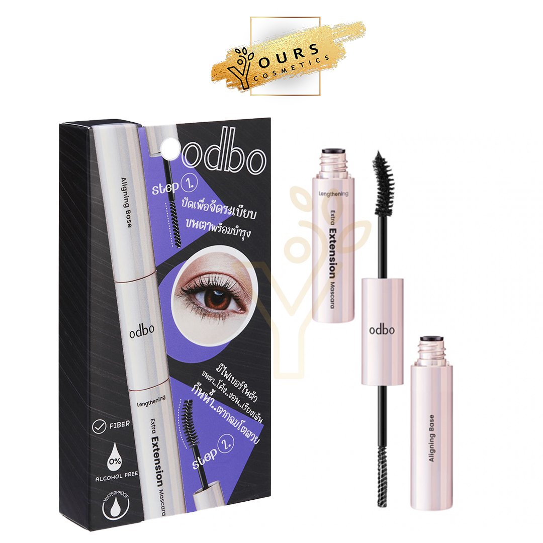 Mascara 2 Đầu Odbo Extra Extension - Chuốt Mi 2 Đầu Odbo Extra Extension Làm Dài và Dày Mi