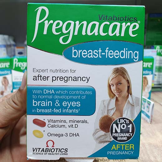 Vitamin tổng hợp cho phụ nữ sau sinh Pregnacare Breast-feeding