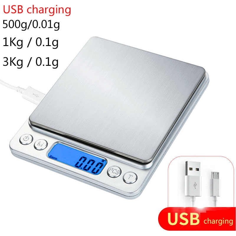 Cân điện tử, cân mini,cân tiểu ly cao cấp độ chính xác cao dùng pin sạc 1kg,3kg,500g