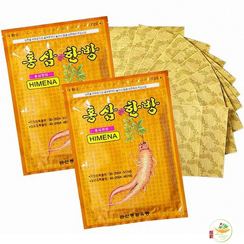  Cao Dán Hồng Sâm HIMENA Hàn Quốc. túi 20 miếng 