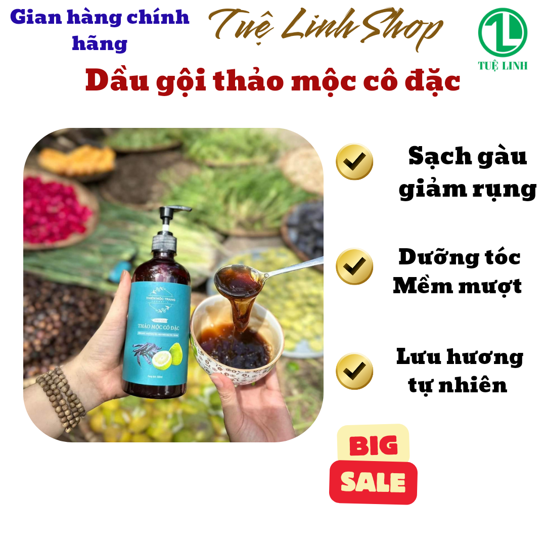 Dầu gội thảo mộc cô đặc