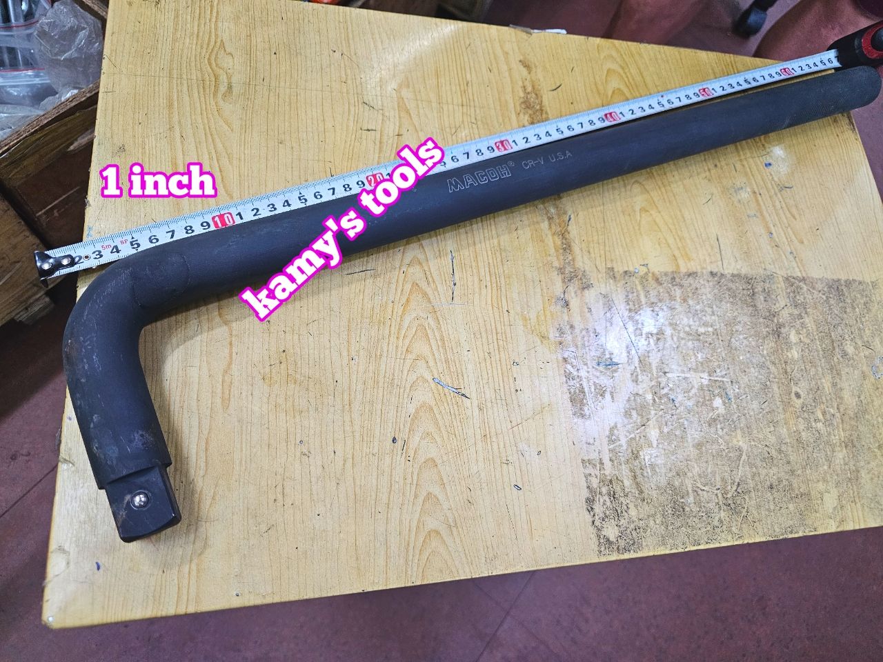 [HCM]Cần tuýp siết chữ L Mahco đầu 1 inch (1")