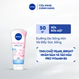 Sữa Rửa Mặt NIVEA Pearl White Giúp Trắng Da Ngọc Trai (50g) - 86704