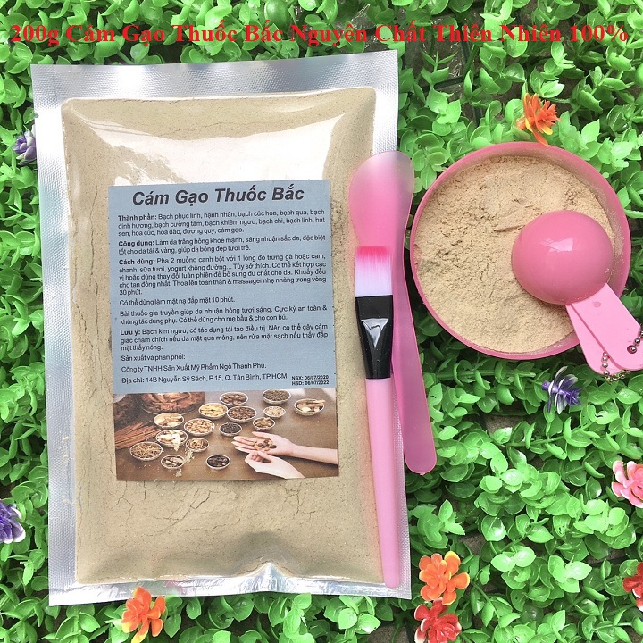 500g-1 Kg Bột Cám gạo Thu-ốc bắc nguyên chất thiên nhiên 100% dùng để đắp mặt đa công dụng
