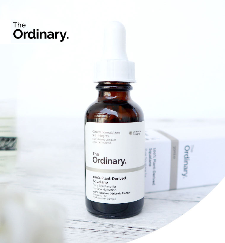 The Ordinary 100% Plant-Derived Squalane Serum Cấp Ẩm Giữ Nước Giảm Mụn Chống Lão Hóa Cải Thiện Đốm Nâu 30ml